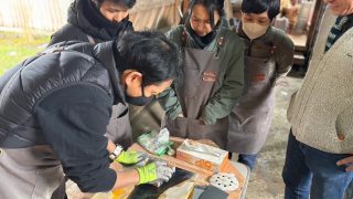 レジンテーブル制作体験