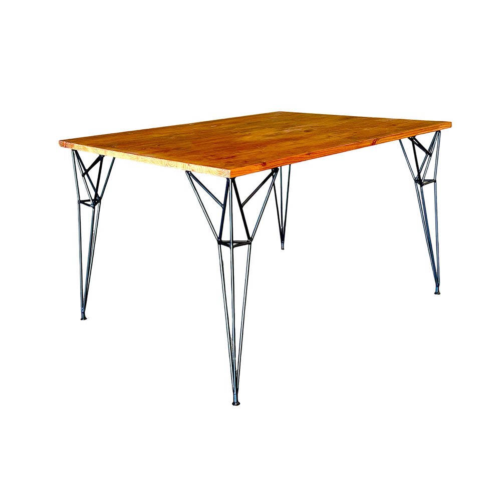 【オーダー製作】アイアンテーブル脚|I型02タイプ|カラー選択可|幅・高さオーダー対応