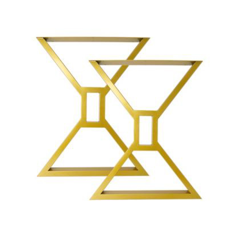 【オーダー製作】アイアンテーブル脚|X型04タイプ|カラー選択可|幅・高さオーダー対応