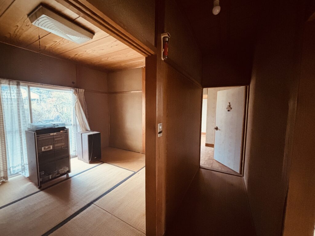 不便を楽しむ里 新アトリエ 改築前 和室 古民家DIYアトリエ予定スペース